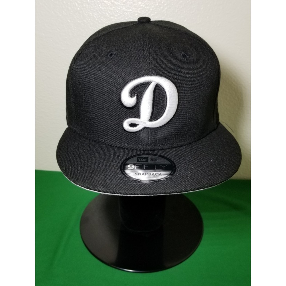 New Era 9Fifty Los Angelis Dodgers Snapback Black One Size Blue Crew NEW
